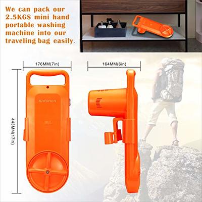 Portable Washing Machine, Mini Foldable Bucket Washer and Spin