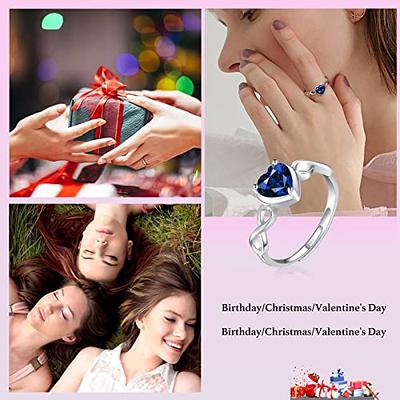  Ring Wedding Ring Adjustable Ring Silvery Tone Women Girls  Lover Gifts Teen Jewelry Set (A, A): Clothing, Shoes & Jewelry