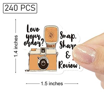 Wailozco 240 PC Cute Retro Camera Business Stickers,Funny Small