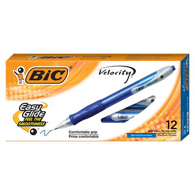 BIC MSUPAP61AST Cristal Up Ball Pen, Medium Point (1.20 mm), Assorted  Colors, 6-Count 