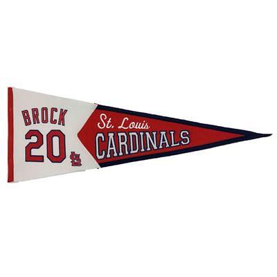 Lou Brock 20 Memorial Patch - St. Louis Cardinals Baseball Jersey Patch -  Iron On