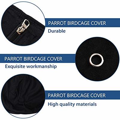 POPETPOP Thickened Bird Cage Bird Cage Catcher Good Night Cover for Bird  Cage Bird Cage Protectors Bird Cage Night Cover Large Bird Cage Parrot Bird  Cage Cover Dome Protective Cover Cotton 