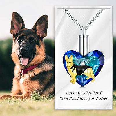 Dog ashes sales urn necklace