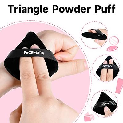 Powder Travel Container Body Powder Puff and Container Makeup