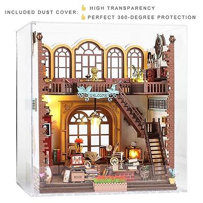 Spilay Dollhouse Miniature with Furniture,DIY Wooden Crafts Doll House Mini  Handmade Kit,1:24 Scale Creative Room Idea Gift for Adult Friend Lover  (Magic Book House with Dust Cover LED) - Yahoo Shopping