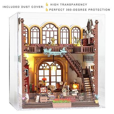  Spilay Dollhouse Miniature with Furniture,DIY Kit Mini