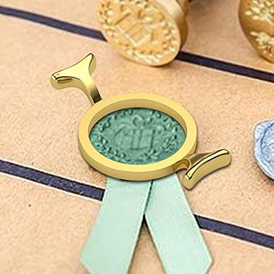 Buy Wax Seal Stamp Ring Molds Metal Wax Seal Kit for 1 inch Wax Seal Stamp  Shape Fixer Wax Seal Ring Shape Holder Wax Seal Mold DIY Wax Stamps for  Letter Sealing