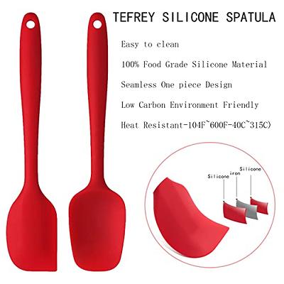 Tefrey Fish Spatula, Slotted Spatula Turner with Heat Resistant Silicone  Handle for Nonstick Cookware (Red) - Yahoo Shopping