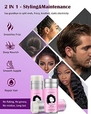 Hair Wax Stick,Wax Stick for Hair Slick Stick,Gel Stick Non-greasy Styling  Cream for Fly Away & Edge Control Frizz Hair 2.7 Oz