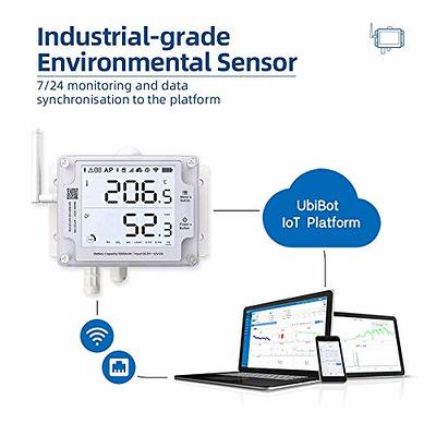 UbiBot Temperature Humidity Sensor: WiFi, Cellular & RJ45 Ethernet