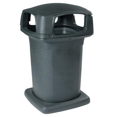 Toter SSC25-00BLU Slimline Blue 25 Gallon Square Trash Can