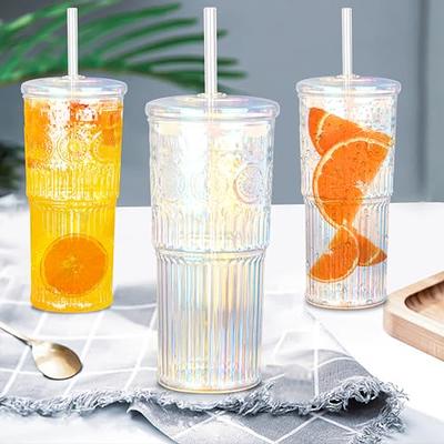 Juice & Smoothie Glass Tumbler Set