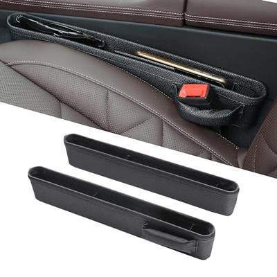 2PCS Car Seat Gap Filler Organizer Front Seat Gap Filler Car Console  Storage Box