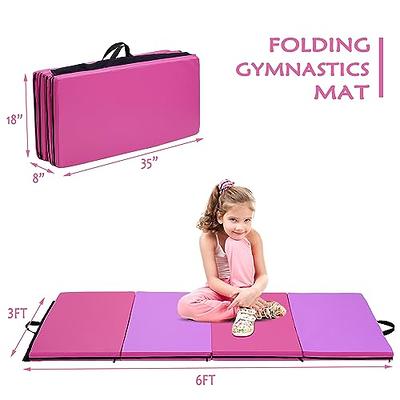 We Sell Mats Rainbow 4 ft. x 8 ft. x 2 in. Thick Exercise Mat