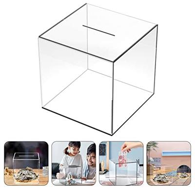 Gadpiparty Clear Piggy Bank for Kids Adults Acrylic Transparent Money Bank  Square Personal Money Toy Cash Coin Savings Container for Boys Girls Party  Favors (5.89in) - Yahoo Shopping