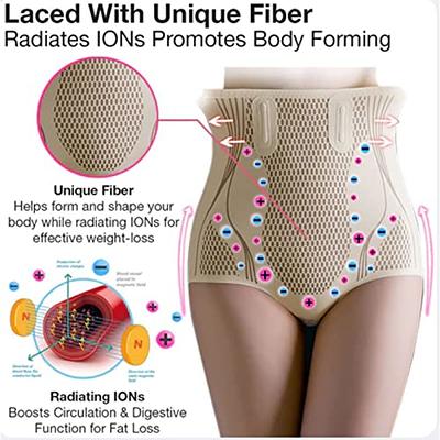 ElaShape - High Waisted Tummy Control Pants, Fiber Restoration Shaper For  women