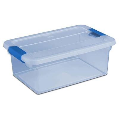 Hefty 72 .qt Clear Hi Rise Storage Bin - 6 Units