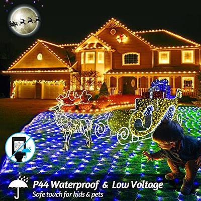 9.8ft x 6.6ft Christmas Net Lights Outdoor, 200 LED Bush Mesh Lights Lights  with Remote, 11 Modes Color Changing Christmas Lights for Home Garden  Wedding Xmas Decorations - Warm White & Multicolor - Yahoo Shopping