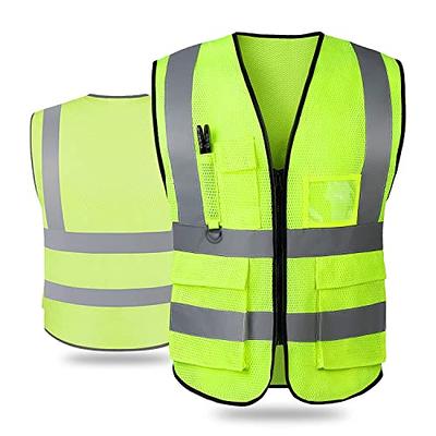 Men's 2X-Large High Visibility Black/Yellow ANSI Class 3 Polyester  Long-Sleeve Safety Shirt with Reflective Tape - Yahoo Shopping