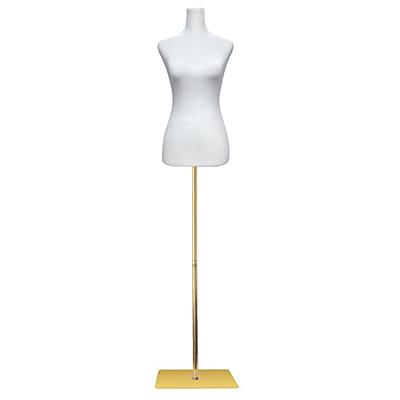 59-67 Inch Female Mannequin, Torso Sewing Mannequin Dress Form Mannequin  Body Adjustable Dress Mannequin with Stand Wood Base for Sewing Counter  Window Display …