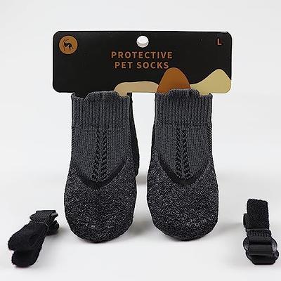 Dog Socks For Hot Pavement & Hardwood Floors, Anti-Slip Dog Paw Protector,  Dog Grip Socks Breathable Doggie Boots