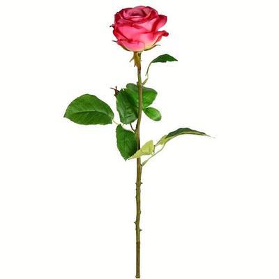 Vickerman 607183-26 Light Pink Rose Stem Pk/6 (FA191379) Home Office  Flowers with Stems