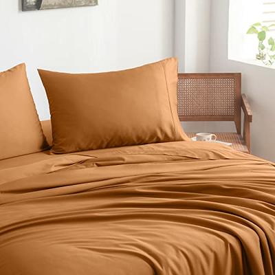 Bamtek 100% Bamboo Sheets Queen Size Bed Soft Luxury Bed Sheets