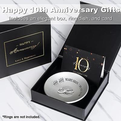 Tin 10th Anniversary Gifts for Him, for Husbands