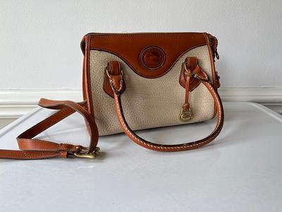 Vintage 1950s Tapestry Purse with Lucite Handles - Raleigh Vintage