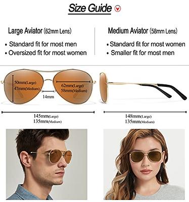 BOTPOV Aviator Sunglasses for Men Women Polarized UV400 Protection Mirrored Lens  Metal Frame with Spring Hinges - Yahoo Shopping