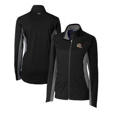 San Francisco 49ers Cutter & Buck Big Tall Stealth Full-Zip Vest - Black