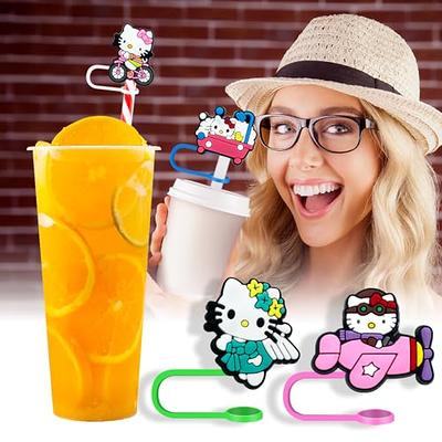 Straw Cover Caps for Stanley Cup, Silicone Cute Cat Covers for Stanley  Straws,10mm Reusable Stanley Straw Covers, Pink Kitty Drinking Straw  Toppers