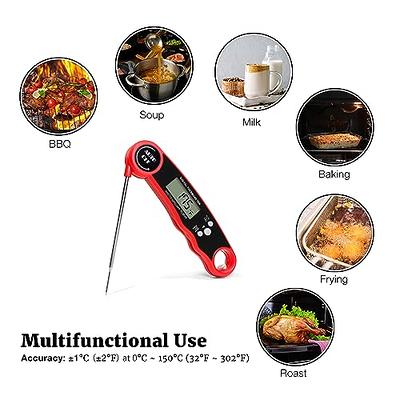 HT690 Instant Read Digital Meat Thermometer LCD Screen Probe Type for Food, Bread  Baking - Yahoo Shopping