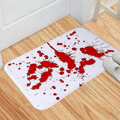 Bathroom Mats Set Footprints Shower Shaggy Floor Rugs Machine Washable  Non-slip