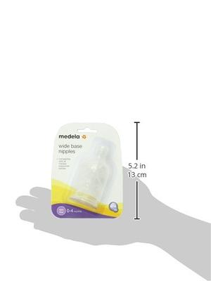 Medela Slow Flow Bottle Nipples with Wide Base, Baby Newborns Age 0-4  Months, Compatible with All Medela Breast Milk Bottles, Made Without BPA, 3  Count (Pack of 1) - Yahoo Shopping