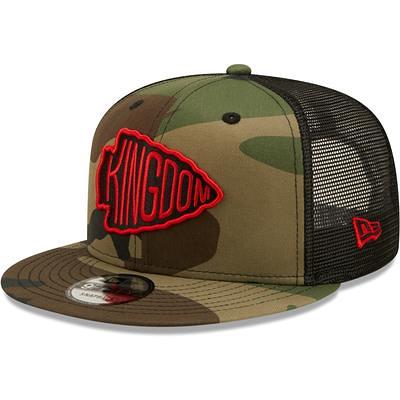 Buffalo Bills New Era Woodland Trucker 2.0 9FIFTY Snapback Hat - Camo