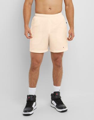 Men's Champion Nylon Warm-Up Shorts with Mesh Liner, Script Logo, 6 Fresh  Tan M - Yahoo Shopping