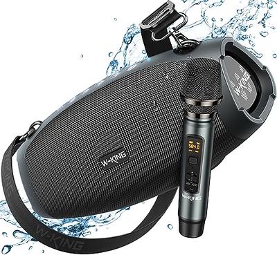 Portable Bluetooth Speaker, 40W(60W Peak) Stereo Loud Sound, IPX7  Waterproof Speaker with Beat-Driven Lights,Deep Bass, Bluetooth 5.3  Wireless Pairs