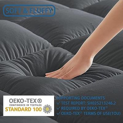  Twin Air Mattress Pad Sheets Cover, Air Mattress Topper  Protector Plush Quilted, Soft Breathable and Noiseless Down Alternative  Mattress Pad with Deep Pocket Fits Up to 16 inch Mattress : Home