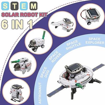 6-in-1 STEM Solar Robot Kit Space Toys Birthday for Boys Girls Kids Teen Age  8-12 