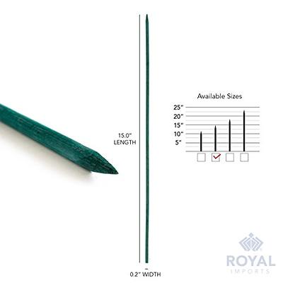  Royal Imports 15 Green Wood Plant Stake, Floral Picks, Wooden  Sign Posting Garden Sticks (25 Pcs) : Patio, Lawn & Garden