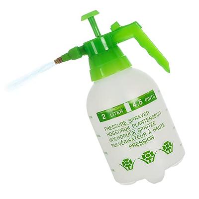 Handheld Pressure Spray Bottle with Adjustable 2L Nozzle Portable Garden  Pump Sprayer Weed Killer Water Plant Sprayer White Nozzles - Yahoo Shopping