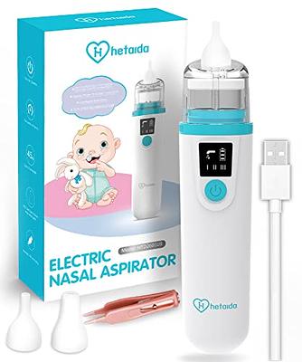 Easy@Home Baby Electric Nasal Aspirator: USB Rechargeable Baby Nose Su