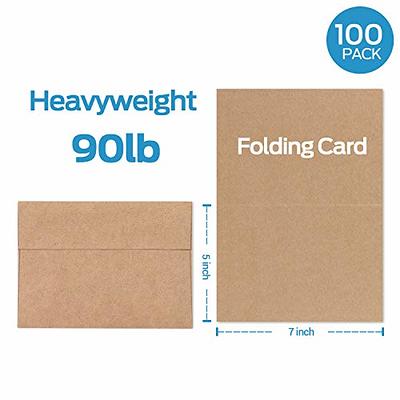 Joyberg Blank Cards and Envelopes 4x6, 30 Pack White Invitation Cardstock with Envelopes, Thank You Blank Greeting Cards and