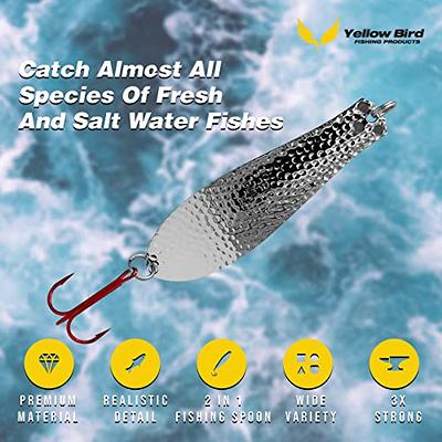 Doctor Spoons Trolling Series - Saltwater & Freshwater Fishing - Also Used  for Jigging - Great for Walleye, Salmon, Trout, Bass, Pike, Striper