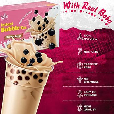 Brown Sugar Boba Tea Kit Gift Set (2 Pack)