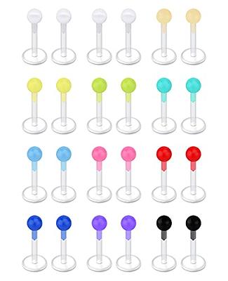 Bioplast Bioflex Tongue Bar Straight Barbell PTFE Flexible 14G 16mm Neon  Colours | eBay