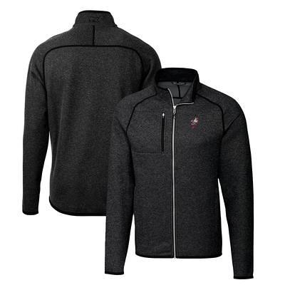 San Francisco 49ers Cutter & Buck Women's Mainsail Sweater-Knit Full-Zip  Jacket - Heathered Gray