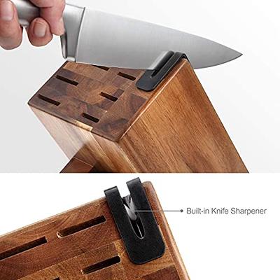 Chef Knife set with Acacia wood block