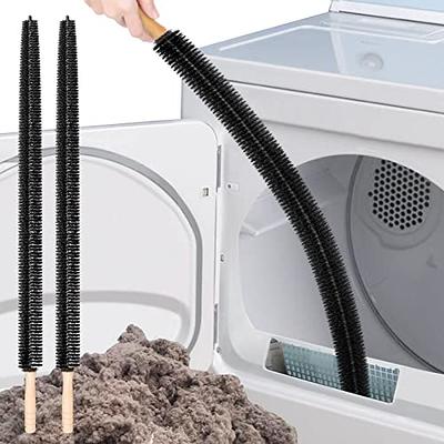 Sealegend 2 Pack Dryer Vent Cleaner Kit Dryer Lint Brush Refrigerator Coil  Brush Vent Trap Cleaner Long Flexible Lint Remover